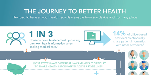 Shows a preview of the large infographic